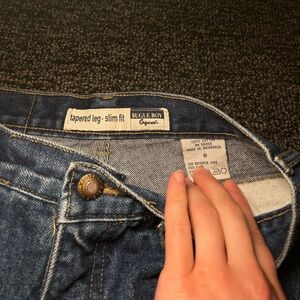 Vintage Bugle Boy Tapered Leg Denim Jeans